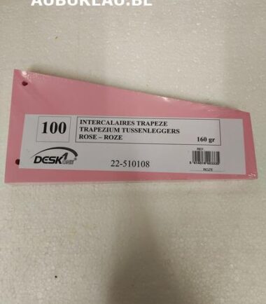 Pqt de 100 intercalaires trapèze
