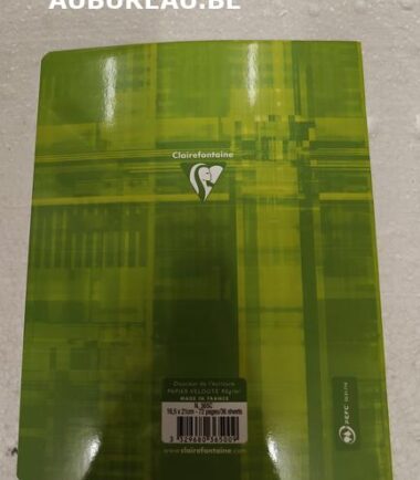 Cahier Clairefontaine réf. 365C A5 avec 72 pages