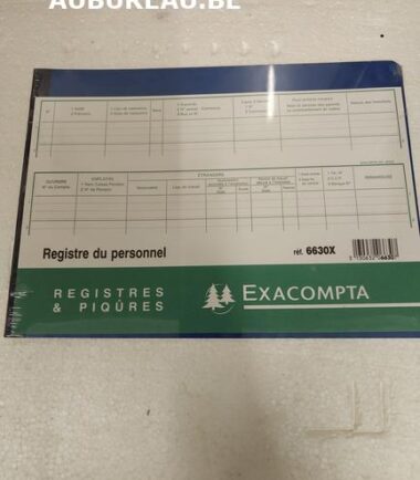 Registre du personnel