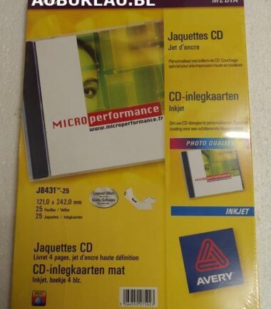 JAQUETTES POUR BOÎTIERS CD