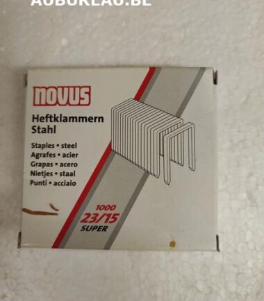 Bte de 1000 agrafes NOVUS 23/15