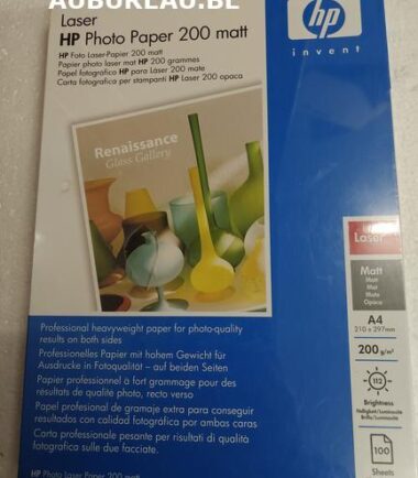 Papier photo laser mat HP 200 grammes laser A4