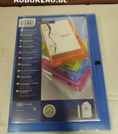 **ELBA POLYVISION**-Boîte de classement A4 coloris bleu réf 994034