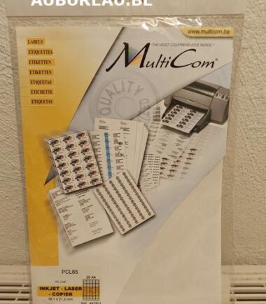 Bte de 100 feuilles A4 d'étiquettes 38,1 x 21,2 mm réf. 442901