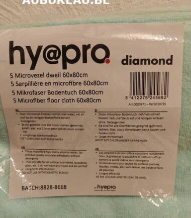 Paquet de 5 serpillères coloris vert clair