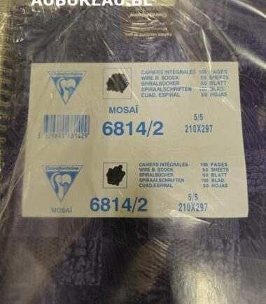 Cahier reliure intégrale A4 avec 100 pages - quadrillé