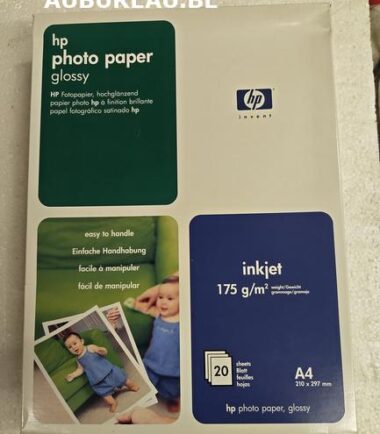 papier photo hp à finition brillante A4