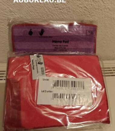 Pqt de 5 lavettes Mémo Pad