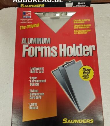 SAUNDERS-Porte documents A4 en métal