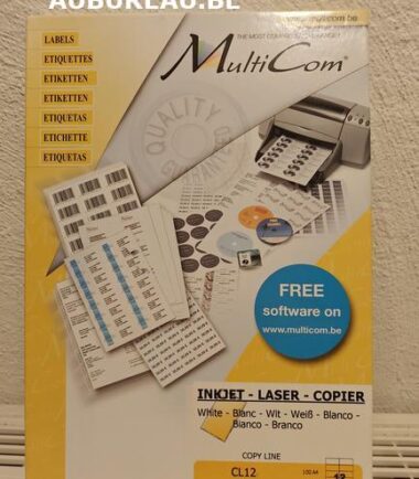 Bte de 100 feuilles A4 d'étiquettes 105 x 46 mm