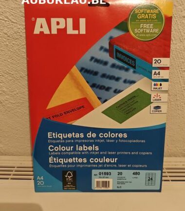 Bte d'étiquettes APLI