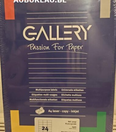 Bte de 2400 étiquettes 70 x 37 mm réf. 17037 GALLERY-