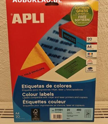 Bte d'étiquettes APLI-