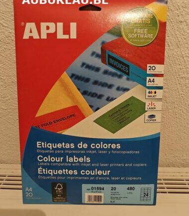 Bte d'étiquettes APLI