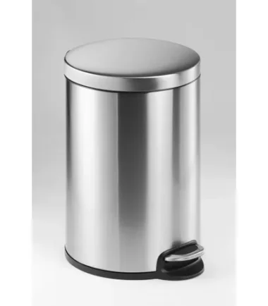Poubelle DURABLE en acier inoxydable 20L à pédale
