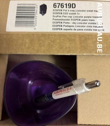 ECOPEN Pot à cray. Linicolor violet trans-Pot à crayon exacompta divers coloris