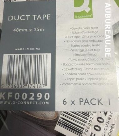 Pack de 6 rouleaux Duct tape réf KF00290