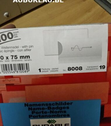 800 Stück-Boîte de 100 badges 40 x 75 mm Durable réf 8008