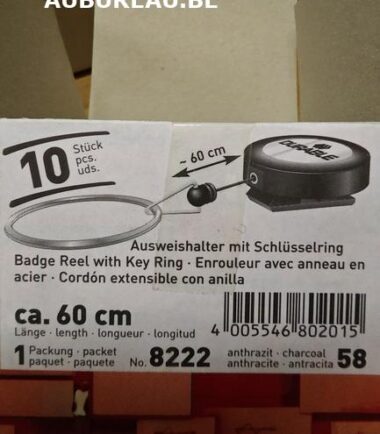 Enrouleur avec anneau en acier Durable réf 8222 coloris anthracite