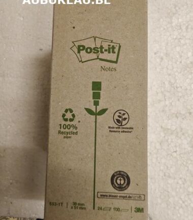 Pqt de 24 post-it 38 x 51 réf. 6531T recyclé