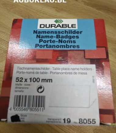 Porte noms 52 x 100 mm Durable réf 8055