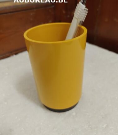 [Texte illisible]-Pot à crayons Manade jaune