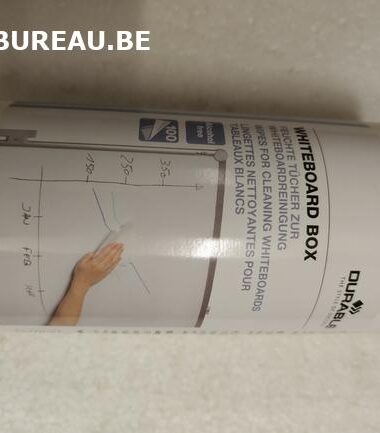 Bte de 100 lingettes pour nettoyer tableau blanc marque Durable