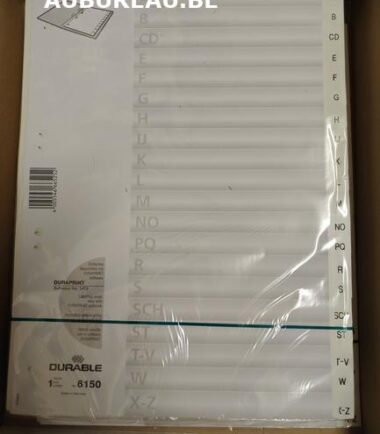 Jeu d'intercalaires de A/Z Durable réf 6150