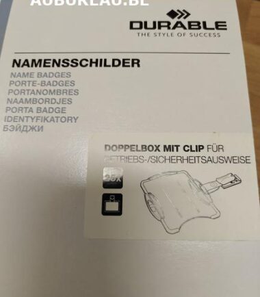Boîte de 25 porte badge Durable réf 8218 19