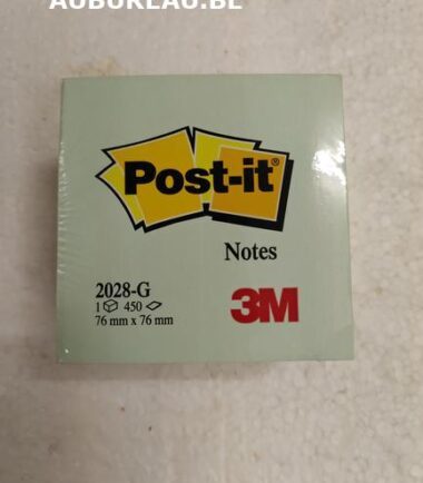 POST-IT NOTES CUBE, 450 FEUILLES, FT 76 X 76 MM, VERT réf. 2028G