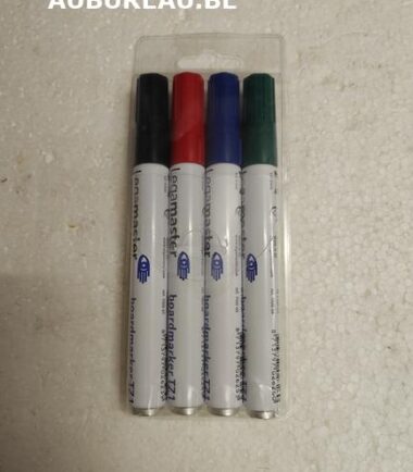 Pochette de 4 marqueurs pour tableau blanc et flipchart réf TZ1