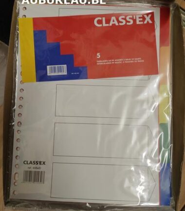 Jeu d'intercalaires de 5 Classex réf 405oD