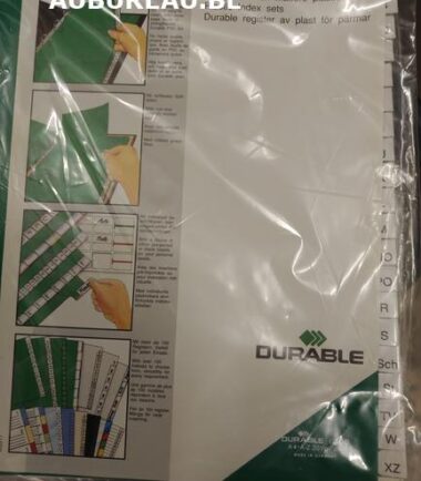 Jeu d'intercalaires de A/Z Durable réf 6200