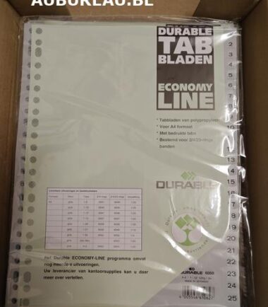 DURABLE-Jeu d'intercalaires de 52 Durable réf 6050