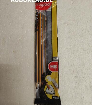 **Maped**-Pochette de 3 crayons noir HB Maped réf 851711