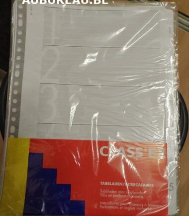 Jeu d'intercalaires de 5 Classex réf 14015