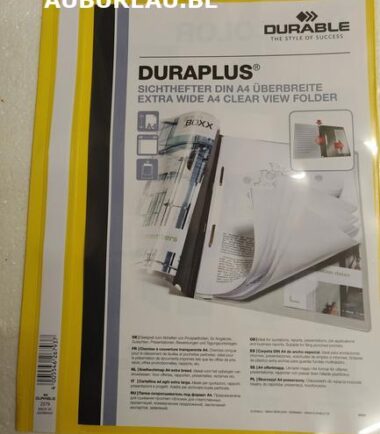 Chemise à lamelle Durable réf. 2579 coloris jaune