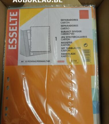 Jeu d'intercalaires de 10 Esselte réf 56104