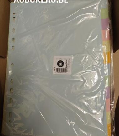 Jeu d'intercalaires de 12 Exacompta réf 1612E