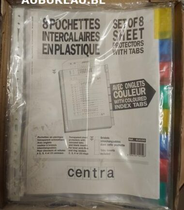 Jeu d'intercalaires de 8 Centra réf 414250