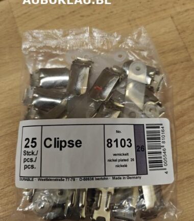 Paquet de 25 clips pour badge Durable réf 8103