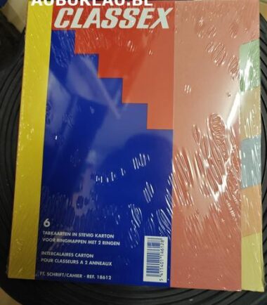 Jeu d'intercalaires pour format cahier Classex réf 18612