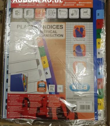 Jeu d'intercalaires de 12 ELBA réf 175612-20