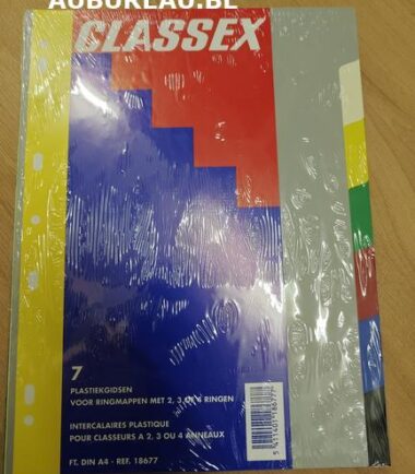 Jeu d'intercalaires de 7 Classex réf 18677
