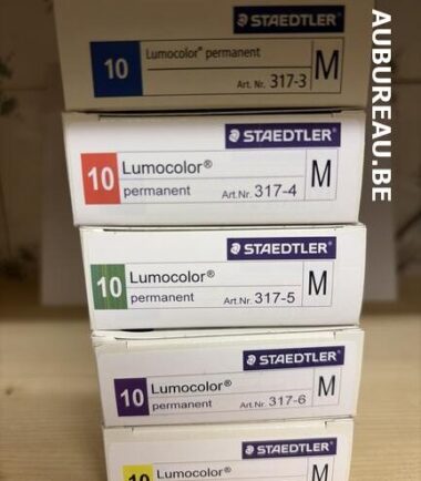 Btes de 10 feutres Staedtler ref. 317 coloris divers