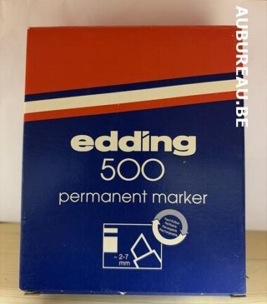 Marqueur Edding 500 encre bleue