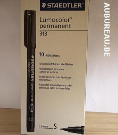 Btes de 10 feutres Staedtler ref 313 encre encre rouge