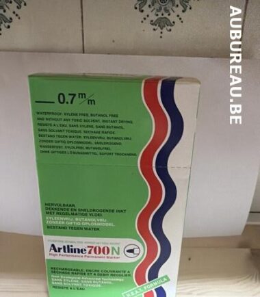 Bte de 12 marqueurs Artline 700 encre rouge