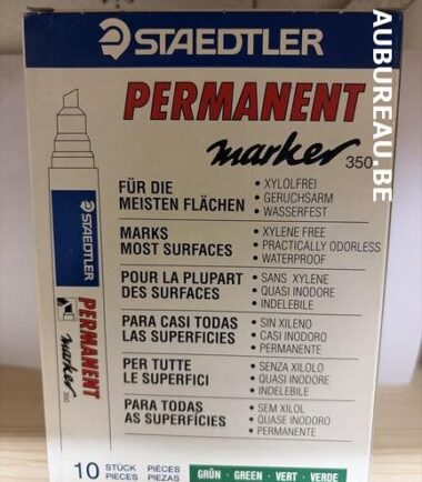 Bte de 10 marqueurs Staedtler réf 350 vert