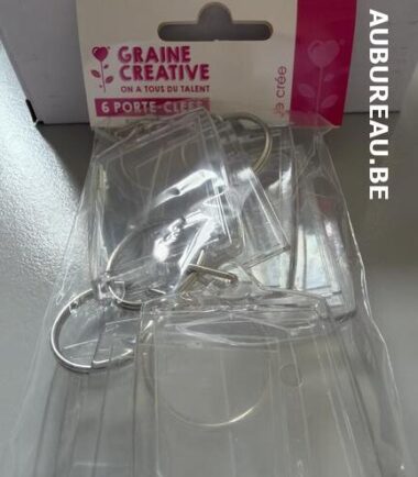 Porte clefs transparent réf. 540117